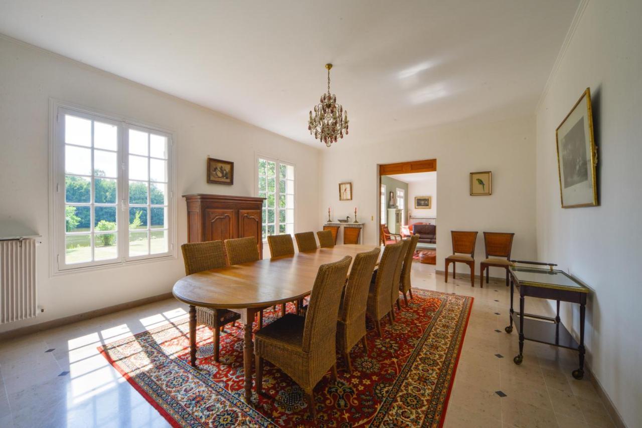 La Genetiere - Grande Maison Avec Etang En Sologne Mery-es-Bois المظهر الخارجي الصورة